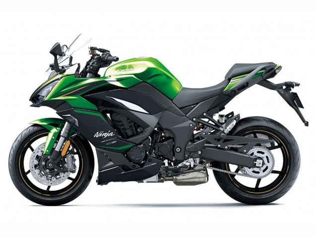 Carenagens Moto Kawasaki Z1000SX 2020-2025 - Preto Verde Ninja
