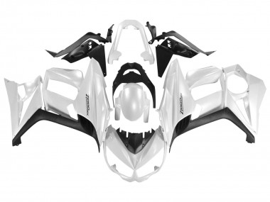 Carenagens Moto Kawasaki Z1000SX 2010-2016 - Branco Pérola Preto