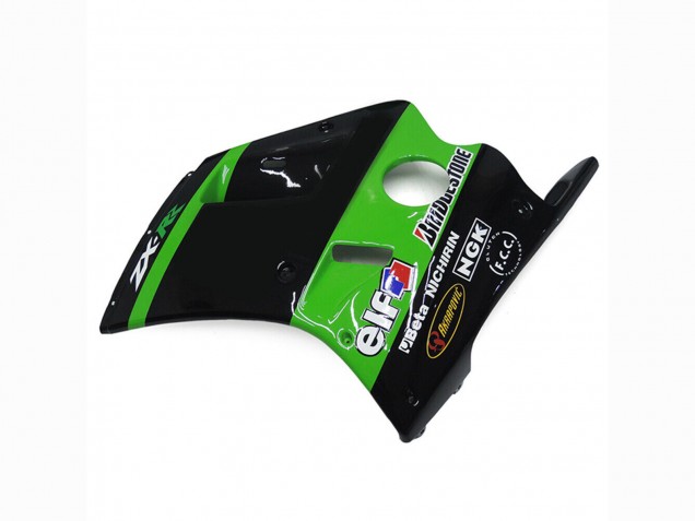 Carenagens Moto Kawasaki ZXR250 1989-1990 - Verde Preto Brilhante Elf Touch4 Bridgestone