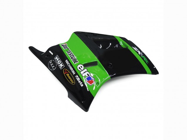Carenagens Moto Kawasaki ZXR250 1989-1990 - Verde Preto Brilhante Elf Touch4 Bridgestone