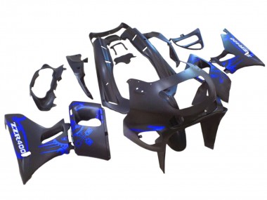 Carenagens Moto Kawasaki ZZR400 1993-2007 - Preto Fosco Azul