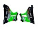 Carenagens Moto Kawasaki ZZR400 1993-2007 - Verde Preto Brilhante Verde Monstro Elf Touch4 Bridgestone