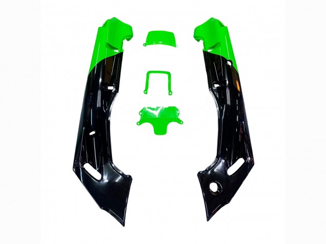 Carenagens Moto Kawasaki ZZR400 1993-2007 - Verde Preto Brilhante Verde Monstro Elf Touch4 Bridgestone