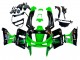 Carenagens Moto Kawasaki ZZR400 1993-2007 - Verde Preto Brilhante Verde Monstro Elf Touch4 Bridgestone