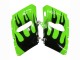 Carenagens Moto Kawasaki ZZR400 1993-2007 - Verde Preto Brilhante Chama