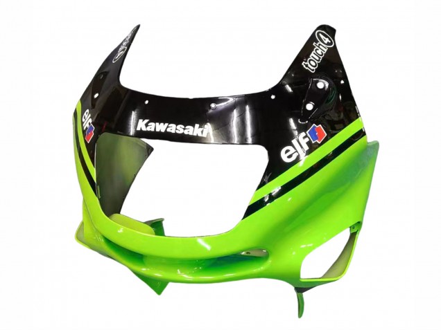 Carenagens Moto Kawasaki ZZR400 1993-2007 - Verde Preto Brilhante Azul Monstro Elf Touch4 Bridgestone