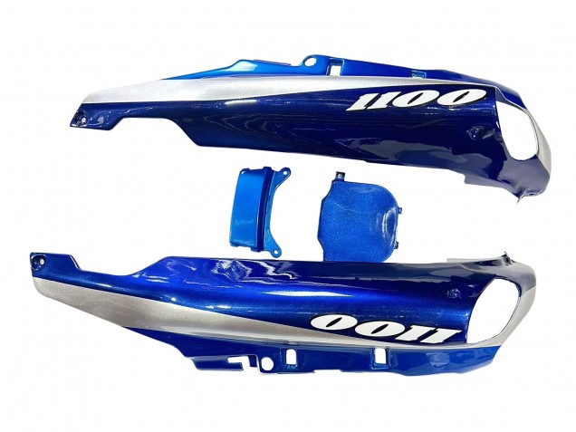 Carenagens Moto Kawasaki ZZR1100 1993-2003 - Azul Prata Preto
