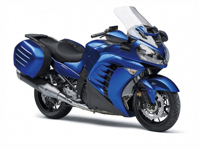 Carenagens Moto Kawasaki GTR1400/ZG1400 2007-2009 - Azul Preto