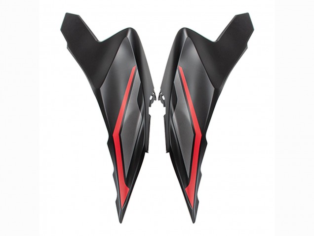 Carenagens Moto Kawasaki Versys 650 2022-2025 - Cinzento Vermelho Preto