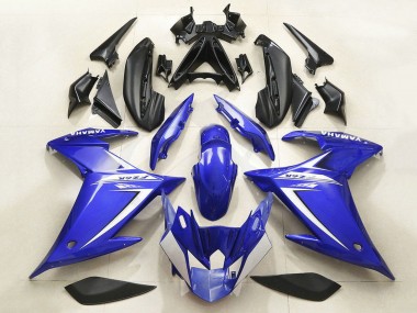 Carenagem Moto Yamaha FZ6R 2009-2015 - Azul Branco