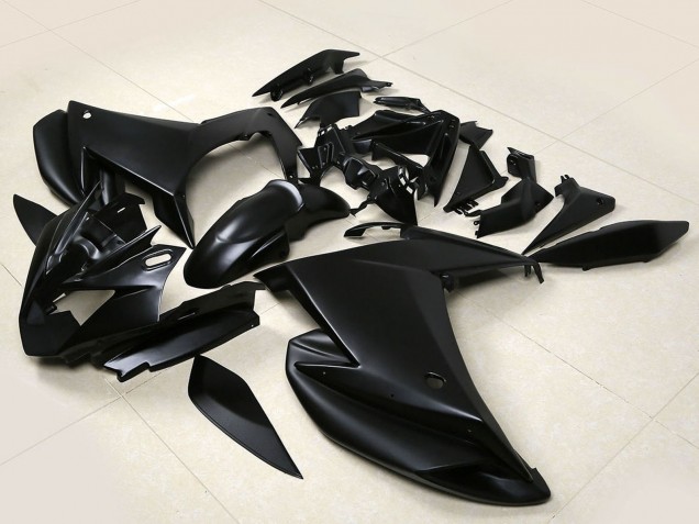 Carenagens Moto Yamaha FZ6R 2009-2015 - Preto Fosco