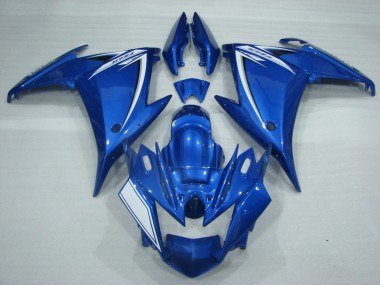 Carenagens Moto Yamaha FZ6R 2009-2015 - Azul Branco