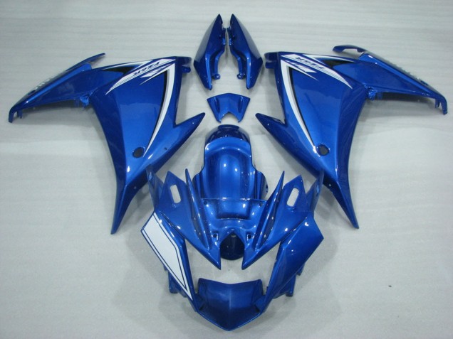 Carenagens Moto Yamaha FZ6R 2009-2015 - Azul Branco