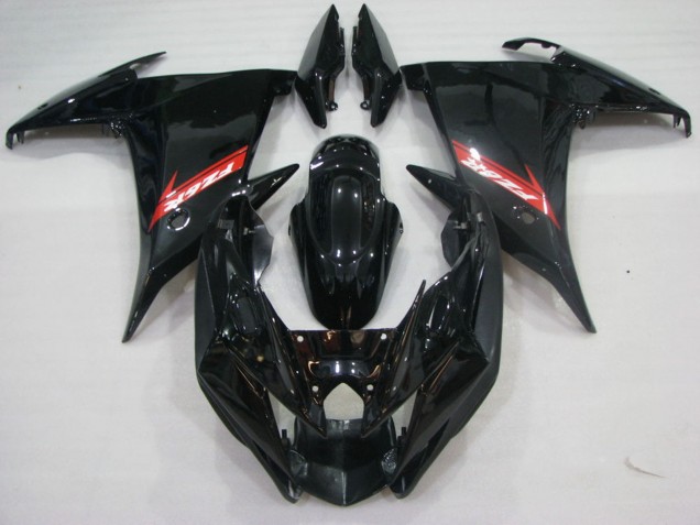 Carenagens Moto Yamaha FZ6R 2009-2015 - Preto Brilhante Vermelho