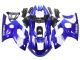 Carenagem Moto Yamaha YZF600R Thundercat 1996-2007 - Azul Branco Prata