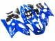 Carenagens Moto Yamaha YZF600R Thundercat 1996-2007 - Azul Branco Prata