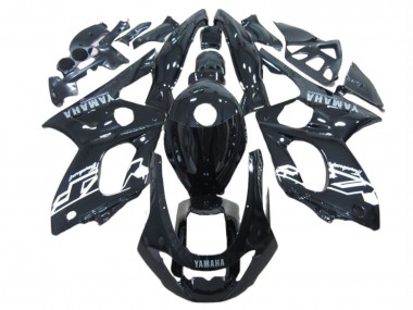 Carenagens Moto Yamaha YZF600R Thundercat 1996-2007 - Preto Brilhante Branco