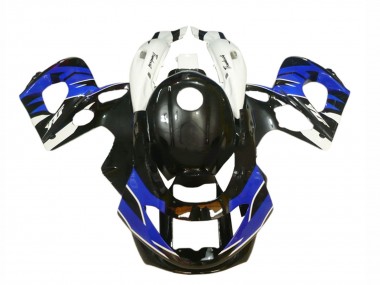 Carenagens Moto Yamaha YZF600R Thundercat 1996-2007 - Preto Brilhante Azul Branco