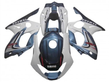 Carenagens Moto Yamaha YZF600R Thundercat 1996-2007 - Azul Escuro Branco