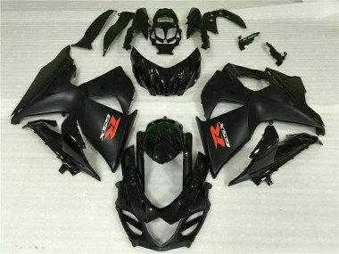 Carenagem Moto Suzuki GSXR 1000 2009-2016 - Preto Brilhante Preto Fosco