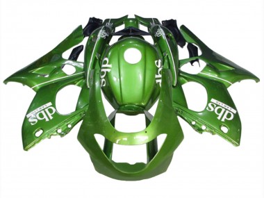 Kits Carenagem Moto Yamaha YZF600R Thundercat 1996-2007 - Verde Branco