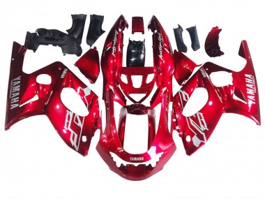 Carenagens Moto Yamaha YZF600R Thundercat 1996-2007 - Vermelho Branco Thunderace