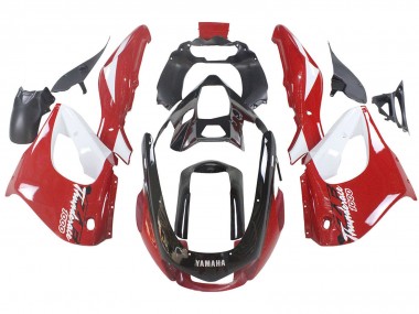 Kits Carenagem Moto Yamaha YZF 1000R Thunderace 1997-2007 - Vermelho Preto Branco Thunderace