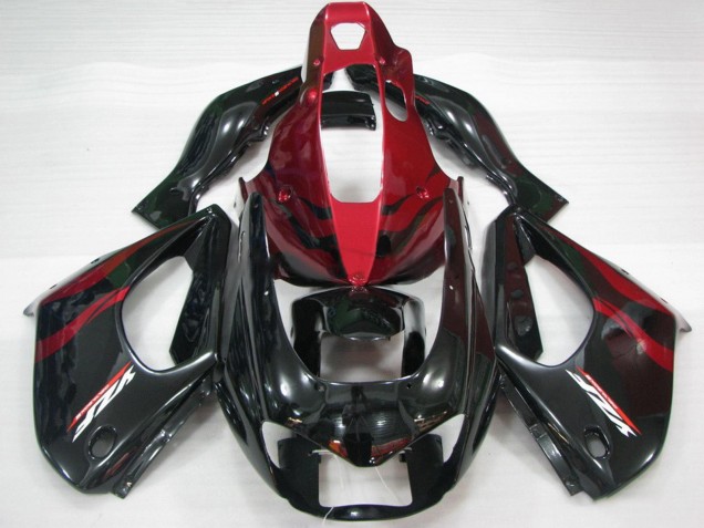 Carenagens Moto Yamaha YZF 1000R Thunderace 1997-2007 - Vermelho Preto