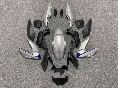 Carenagens Moto Yamaha XJ6 2009-2012 - Prata Azul