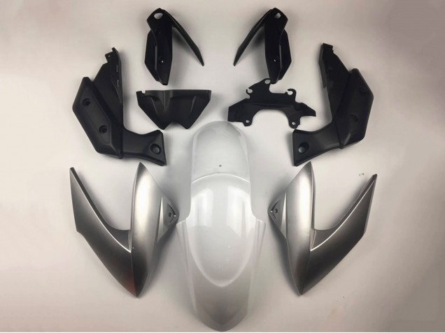 Carenagens Moto Yamaha XJ6 2009-2012 - Branco Prata
