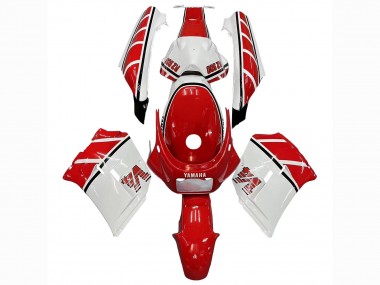 Carenagens Moto Yamaha RZV500 / RD500 1985-1987 - Branco Vermelho Preto