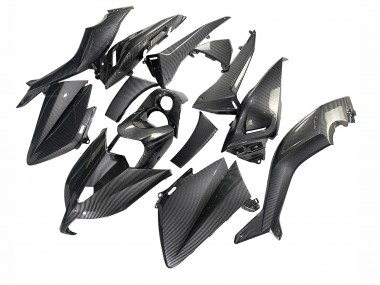 Carenagens Moto Yamaha TMAX530 2012-2014 - Preto Fibra de Carbono