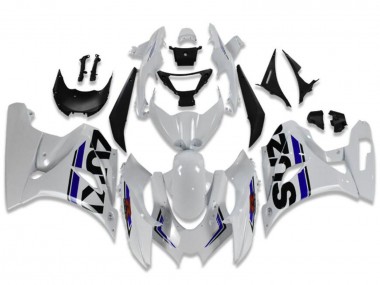Carenagens Moto Suzuki GSXR 1000 2017-2024 - Branco Azul Preto