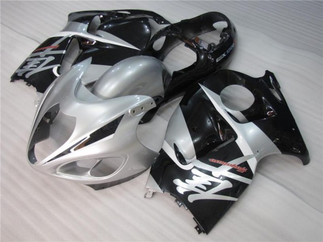 Carenagens Moto Suzuki GSXR 1300 Hayabusa 1996-2007 - Prata Preto