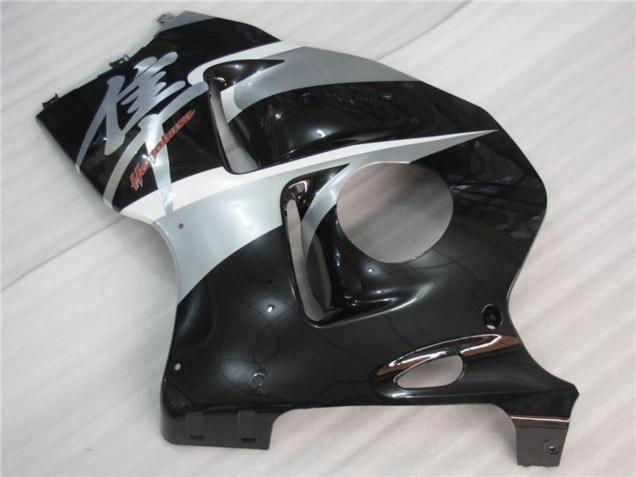 Carenagens Moto Suzuki GSXR 1300 Hayabusa 1996-2007 - Prata Preto