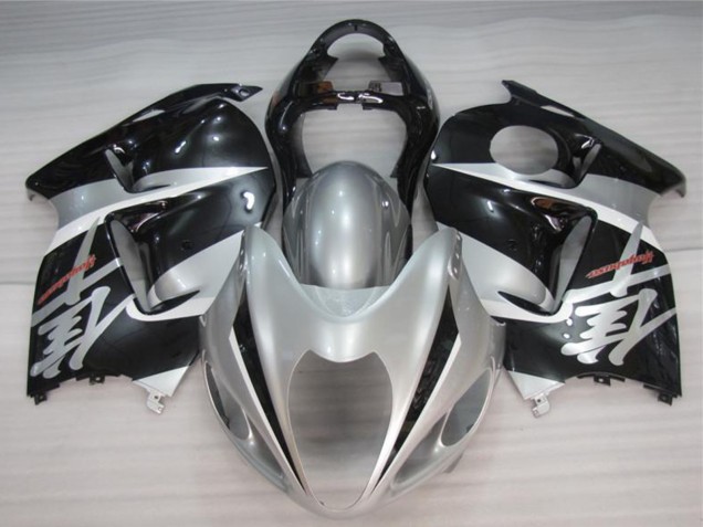 Carenagens Moto Suzuki GSXR 1300 Hayabusa 1996-2007 - Prata Preto