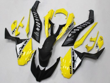 Carenagens Moto Yamaha XMAX300 2017-2021 - Amarelo Branco Preto