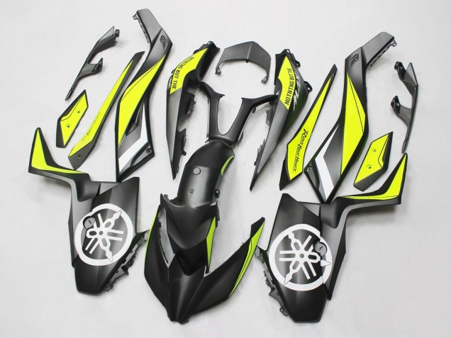 Carenagens Moto Yamaha XMAX300 2017-2021 - Preto Amarelo Branco