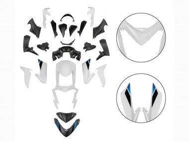Carenagens Moto Suzuki GSX-S 1000 2015-2020 - Preto Branco