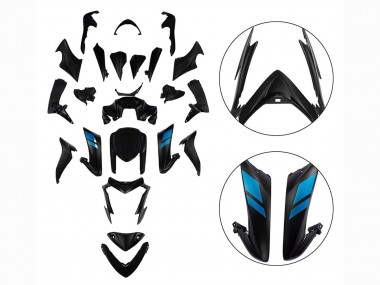 Carenagens Moto Suzuki GSX-S 1000 2015-2020 - Preto Azul