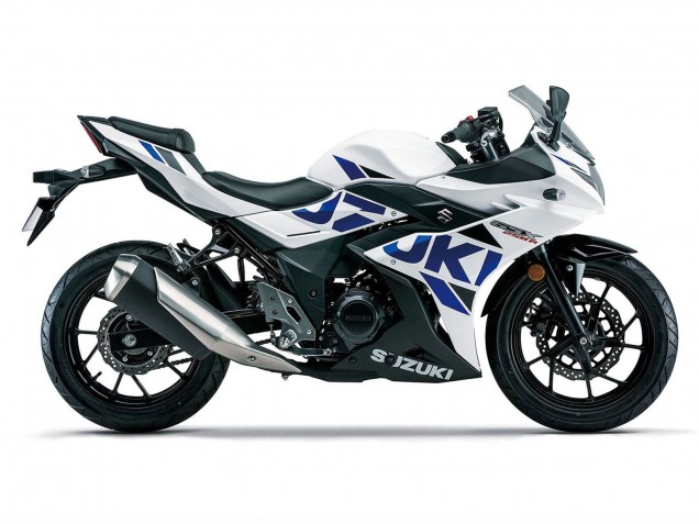 Carenagens Moto Suzuki GSX250R 2017-2020 - Branco Azul Preto