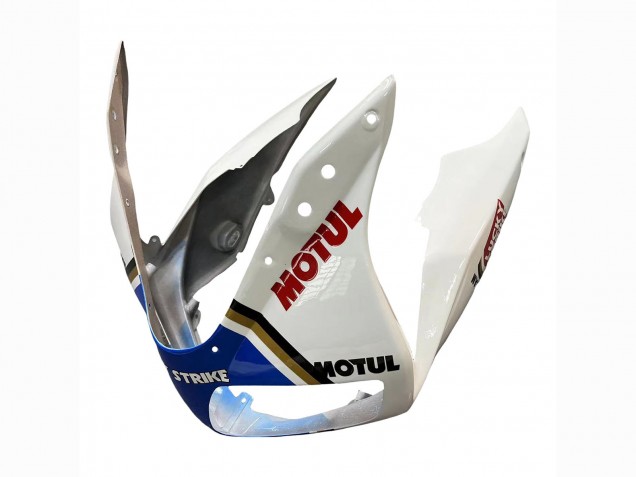 Carenagens Moto Suzuki SV650 2003-2013 - Branco Azul Lucky Strike Motul