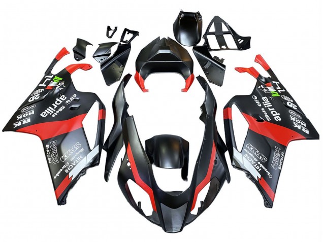 Carenagens Moto Aprilia RSV1000 2003-2006 - Preto Vermelho