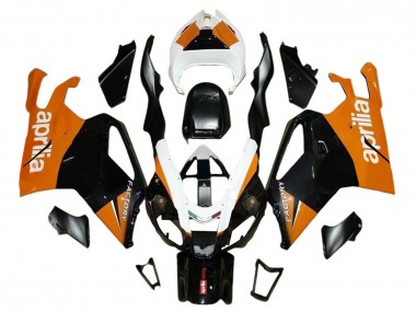 Carenagens Moto Aprilia RSV1000 2003-2006 - Preto Laranja Branco