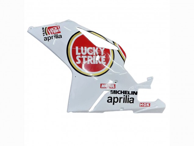 Carenagens Moto Aprilia RSV1000 2003-2006 - Branco Vermelho Lucky Strike Motul 34