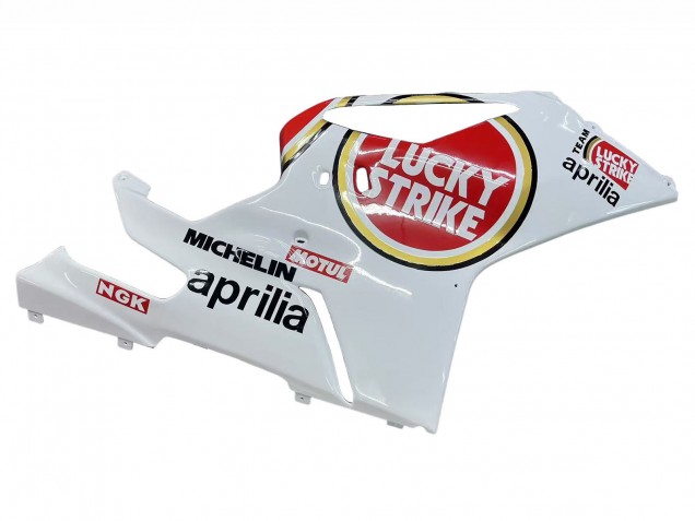 Carenagens Moto Aprilia RSV1000 2003-2006 - Branco Vermelho Lucky Strike Motul 34