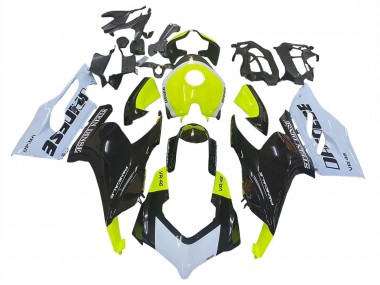 Carenagens Moto Ducati Panigale V2 2020-2024 - Branco Verde Limão Preto Brilhante Stein Dinse VR 46