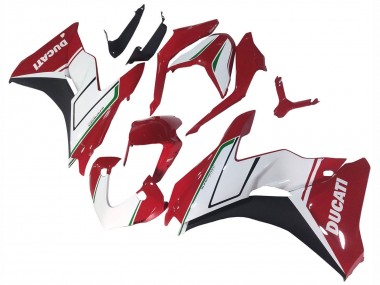 Carenagens Moto Ducati Supersport 939/939S 2017-2022 - Branco Vermelho Preto Verde
