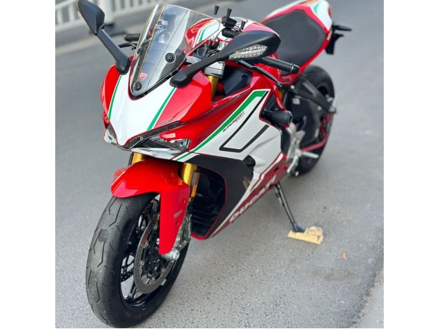Carenagens Moto Ducati Supersport 939/939S 2017-2022 - Branco Vermelho Preto Verde