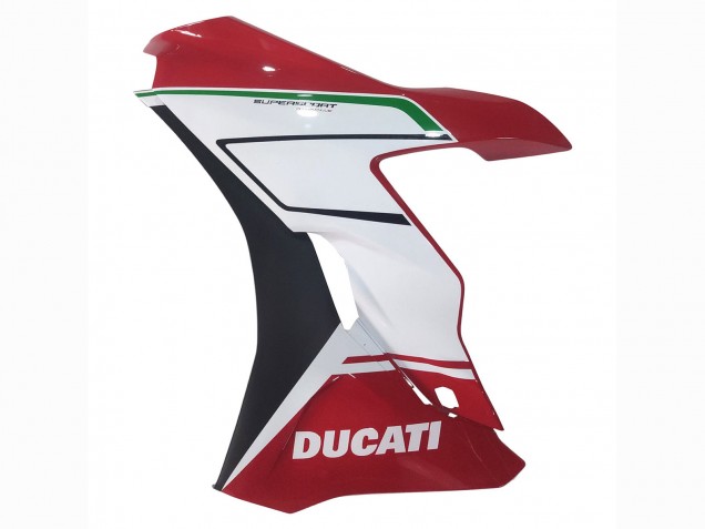 Carenagens Moto Ducati Supersport 939/939S 2017-2022 - Branco Vermelho Preto Verde